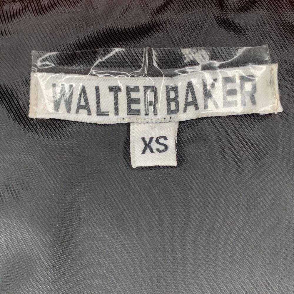Walter Baker NWOT Leroy Crop Top 100% Lamb Leather Zipper on Back Size XS - Picture 10 of 11
